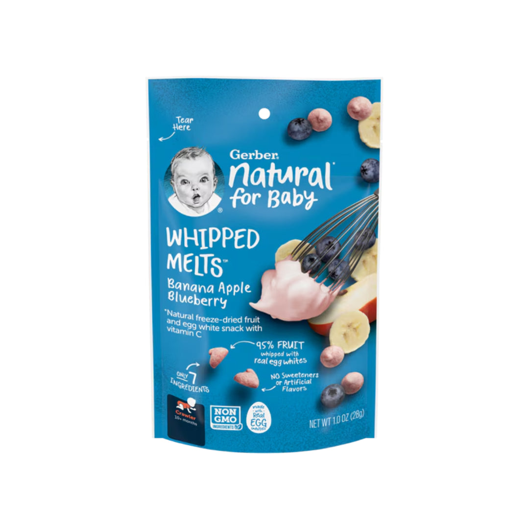 Gerber Whipped Melts Banana, Apple & Blueberry (28g)