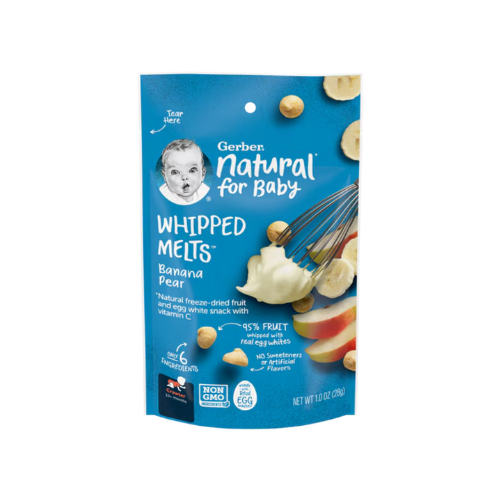 Gerber Whipped Melts Banana & Pear (28g)