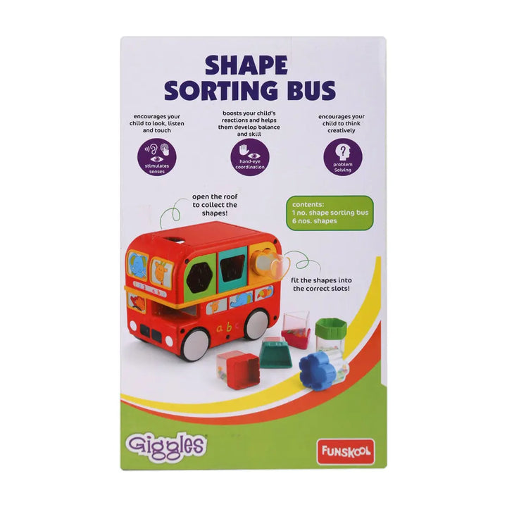Giggles Shape Sorting Bus