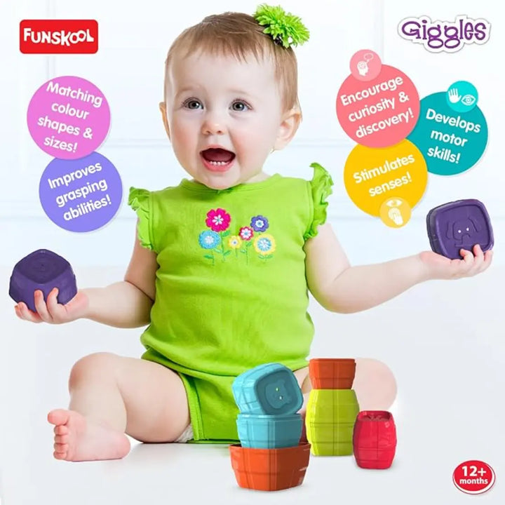 Giggles Safari Stack N Nest Barrels