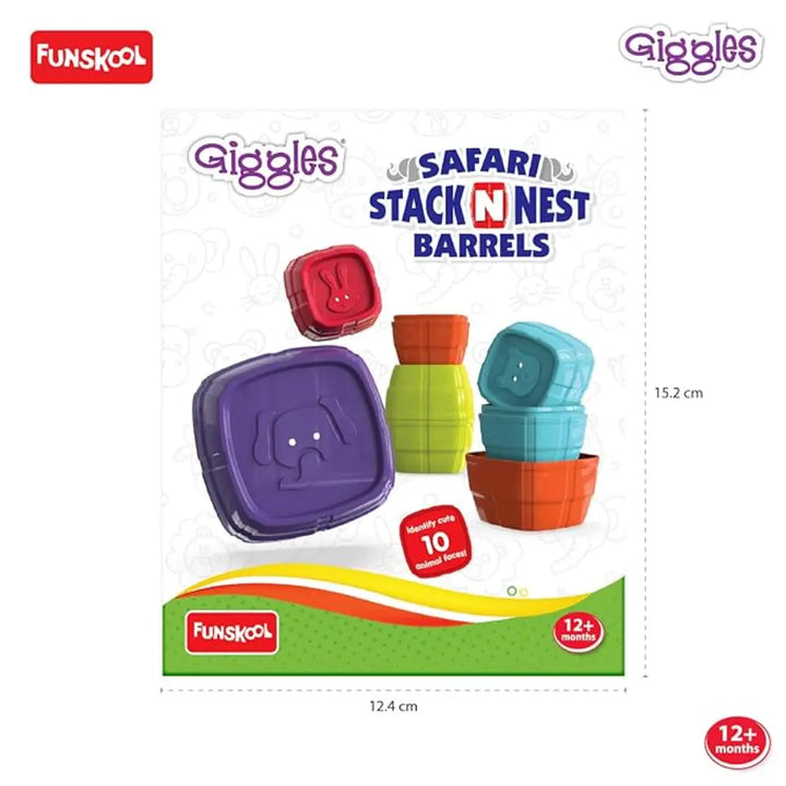 Giggles Safari Stack N Nest Barrels