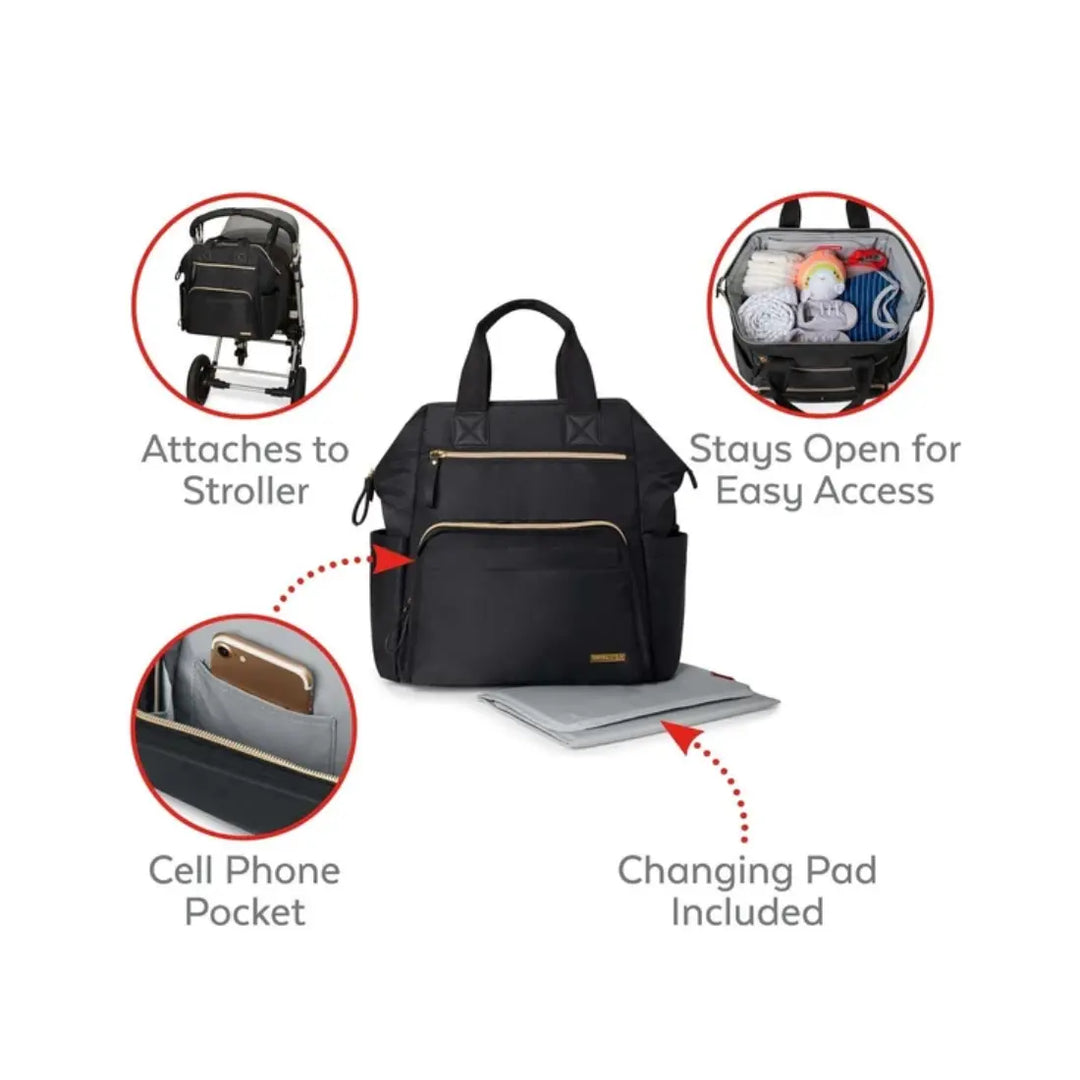 Skip Hop Mainframe Backpack (Black)