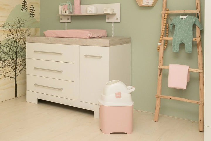 Diaper Champ ONE Standard - Odourless Diaper Pail (Old Pink)