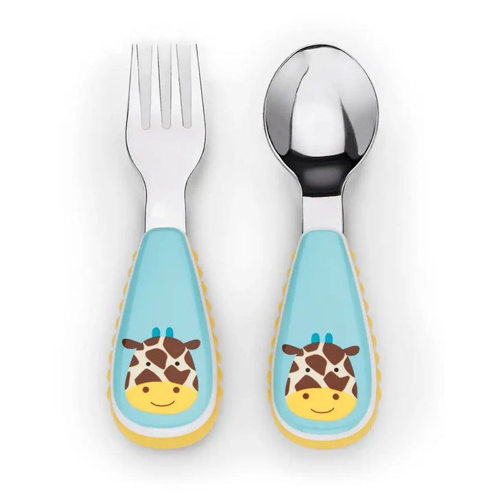 Skip Hop Zoo Utensils Fork & Spoon (Giraffe)