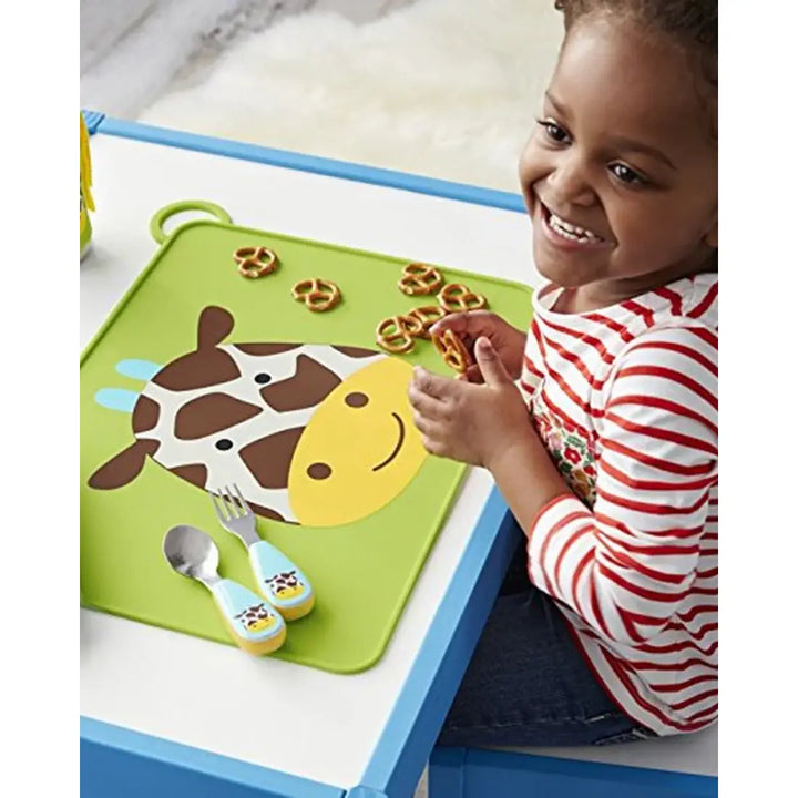 Skip Hop Zoo Utensils Fork & Spoon (Giraffe)