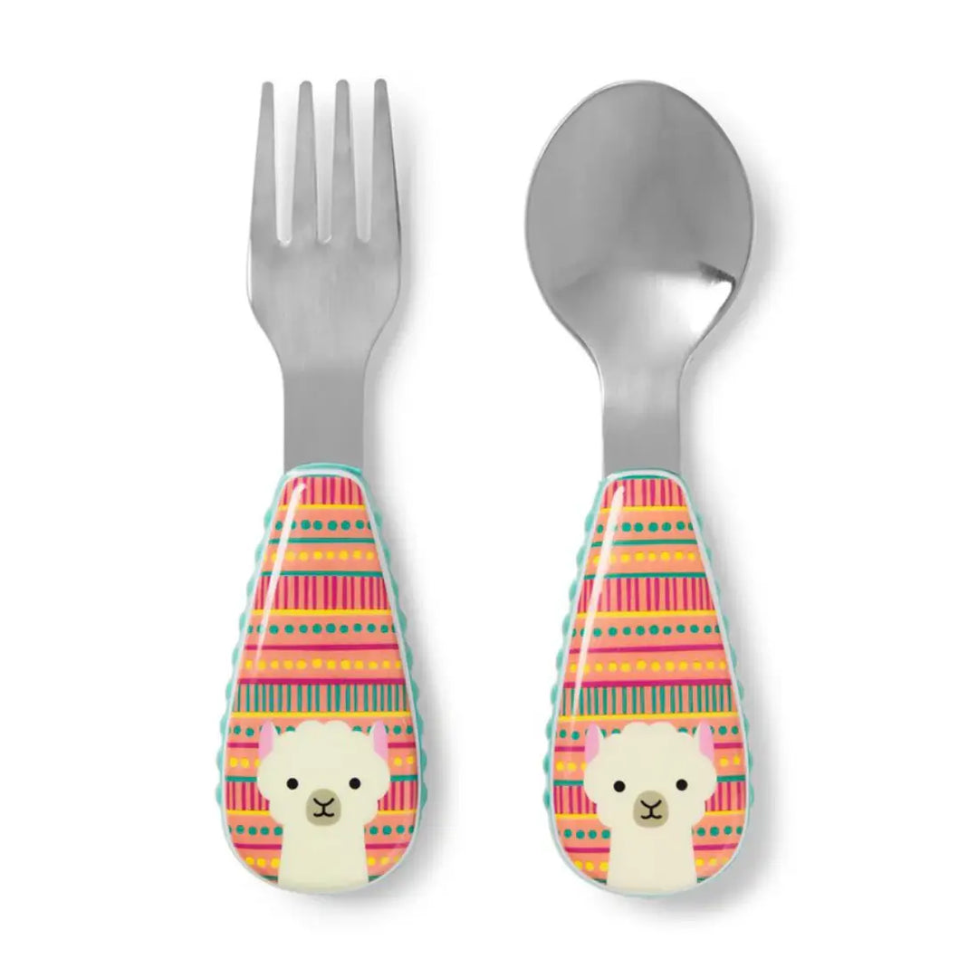 Skip Hop Zoo Utensils Fork & Spoon (Llama)
