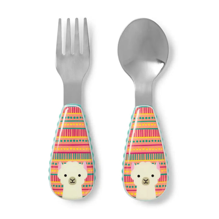 Skip Hop Zoo Utensils Fork & Spoon (Llama)