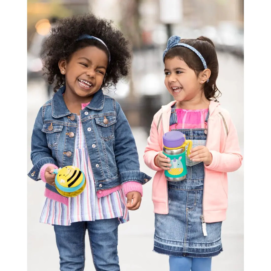 Skip Hop Zoo Stainless Steel Sports Bottle (Unicorn)