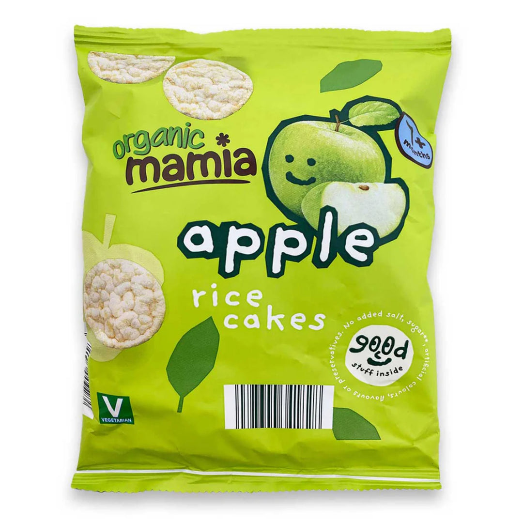 Organic Mamia Apple Rice Cakes (40g)