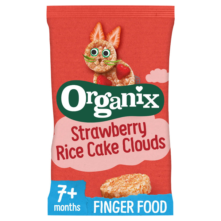 Organix Strawberry Rice Cake Clouds (40g)
