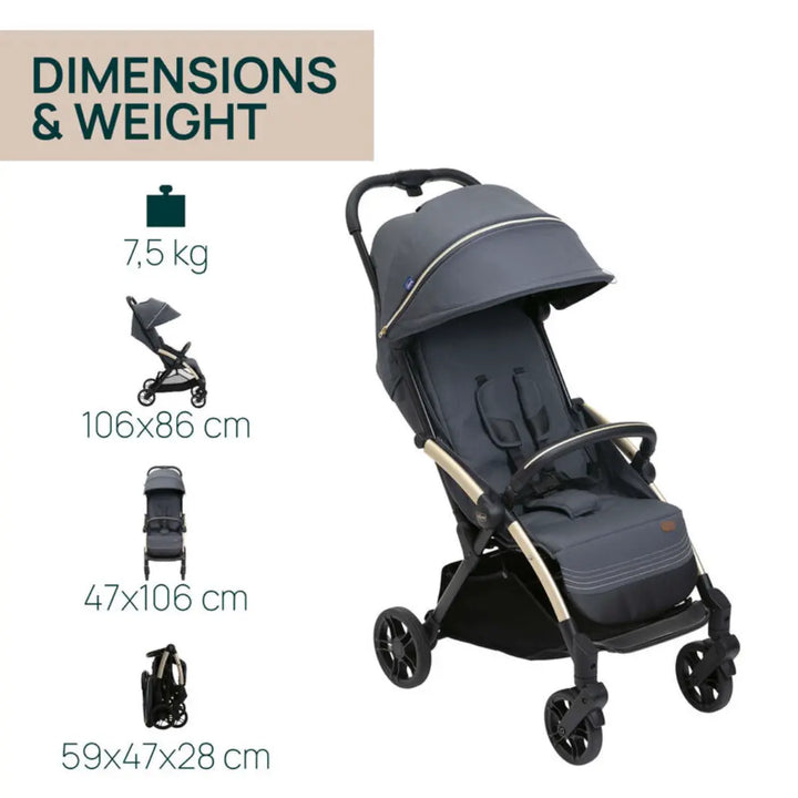 Chicco Goody XPlus Dark Shadow Stroller