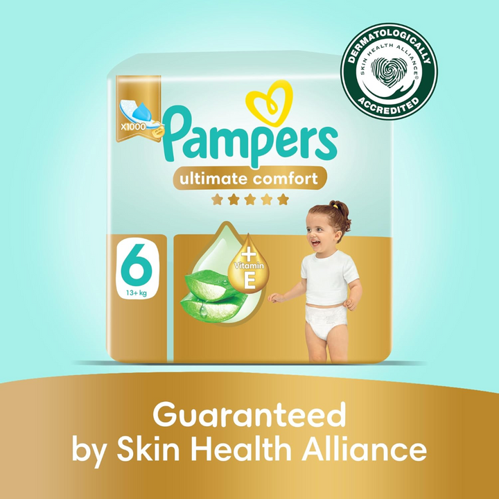 Pampers Ultimate Comfort Taped Diapers Size 6 (36 pcs) (13+KG)