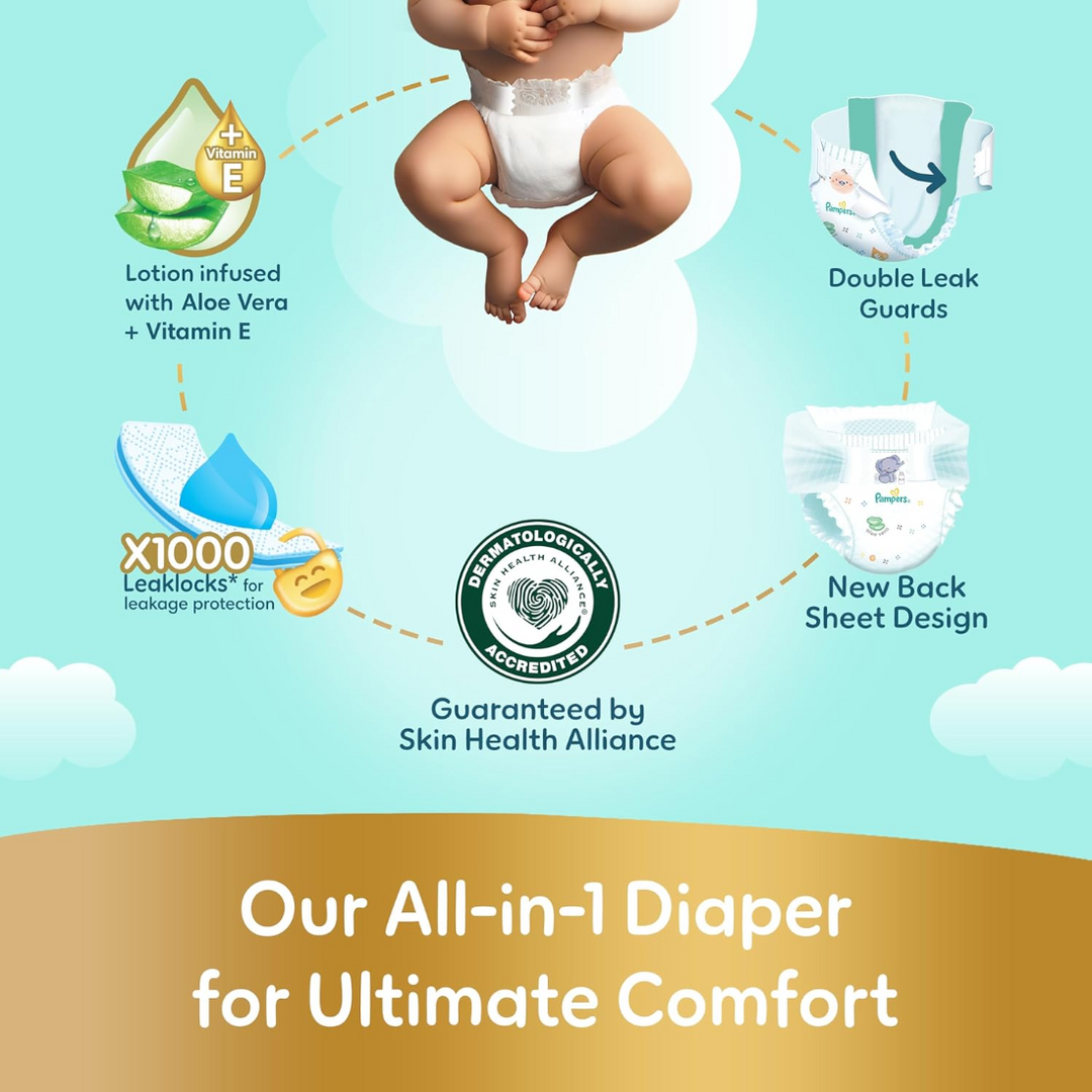 Pampers Ultimate Comfort Taped Diapers Size 6 (36 pcs) (13+KG)
