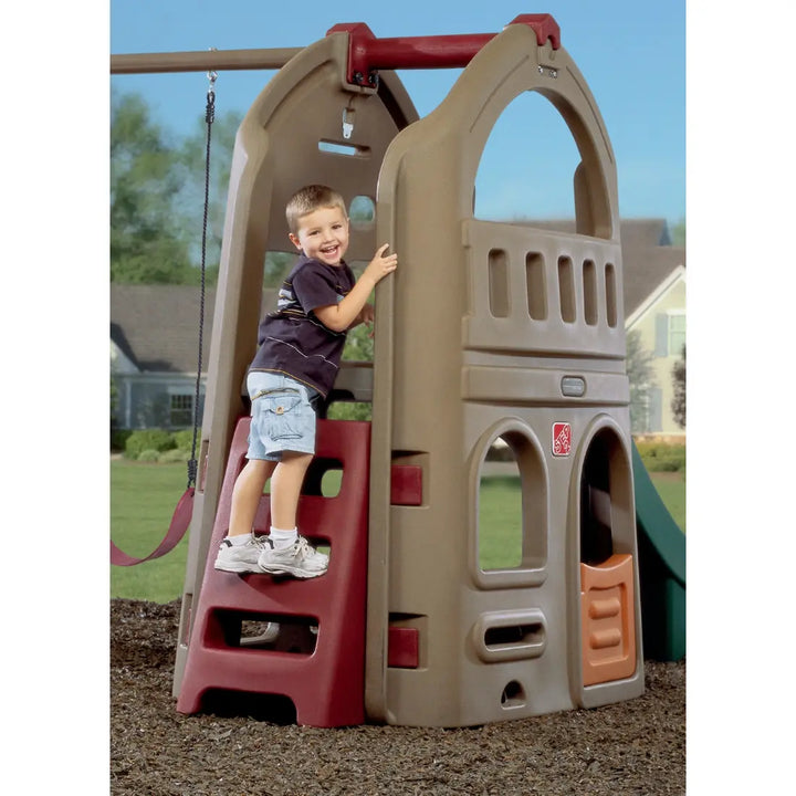 Step2 Naturally Playful Playhouse Climber & Swing Extension