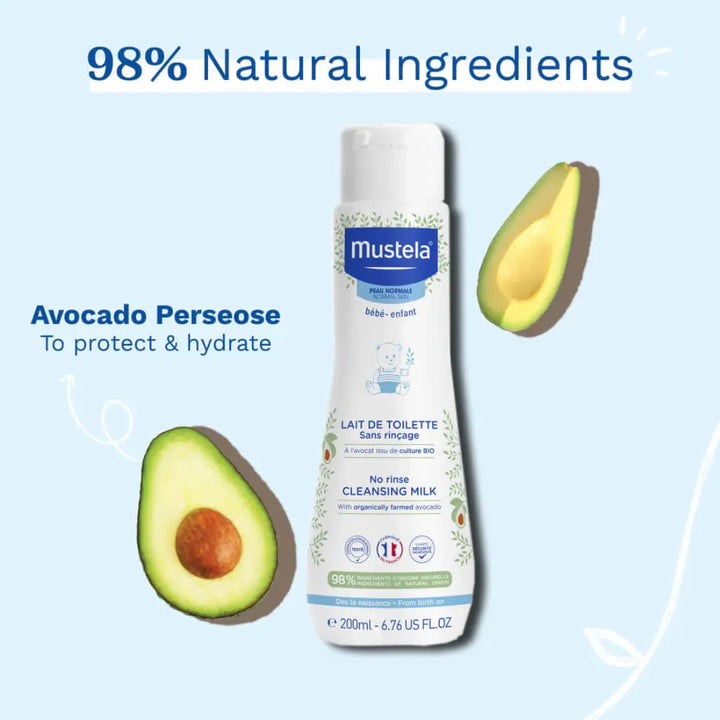 Mustela No Rinse Cleansing Milk (200 ml)