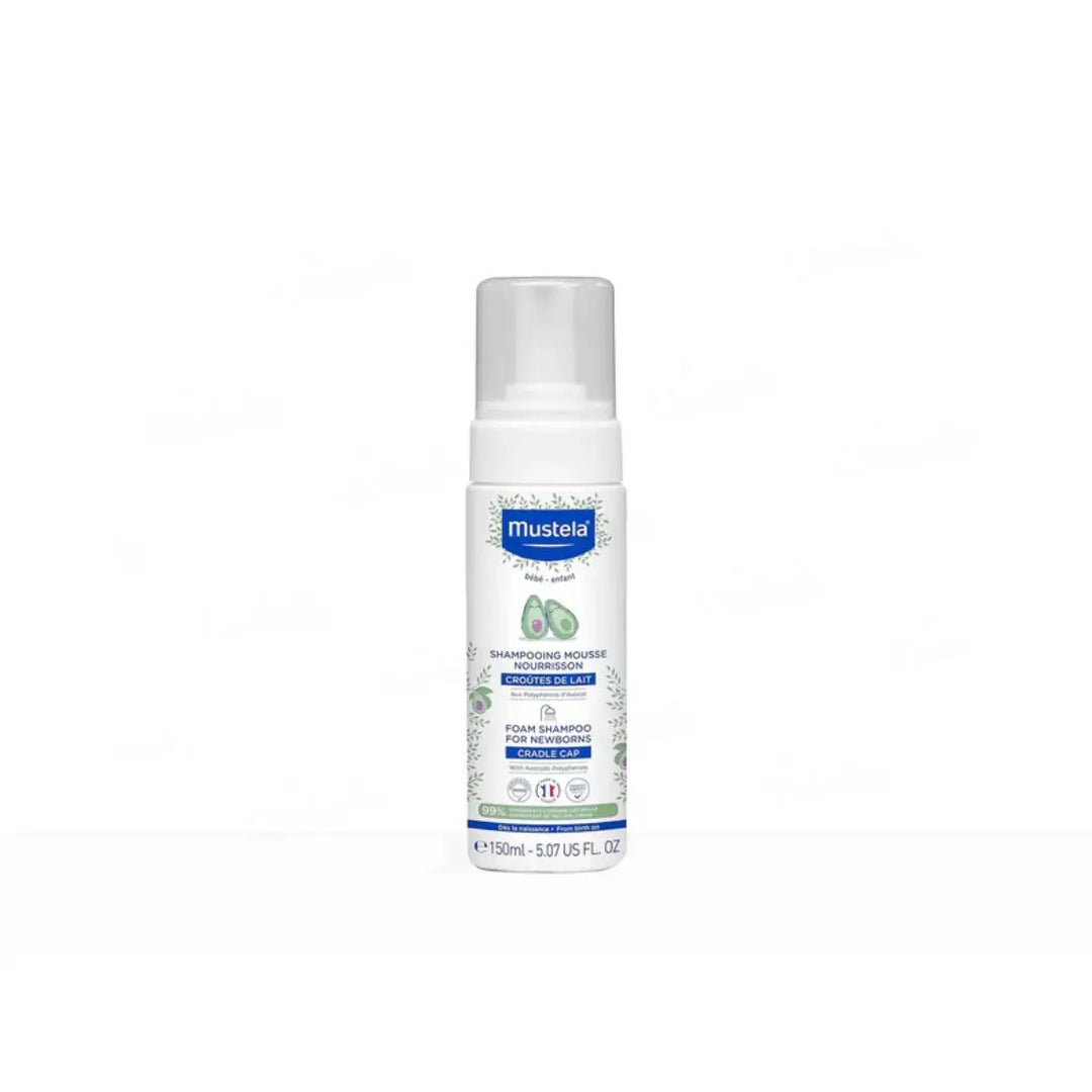 Mustela Cradle Cap Foam Shampoo (150 ml)