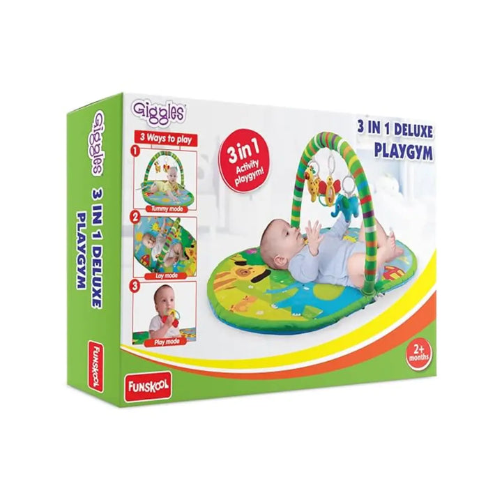Giggles 3 In 1 Deluxe Playgym (Green)