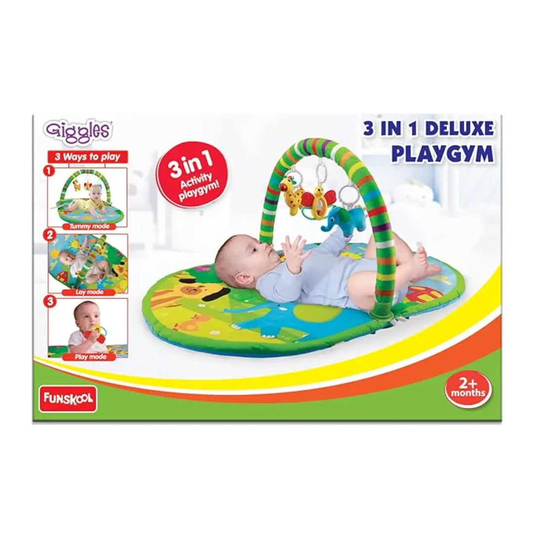 Giggles 3 In 1 Deluxe Playgym (Green)