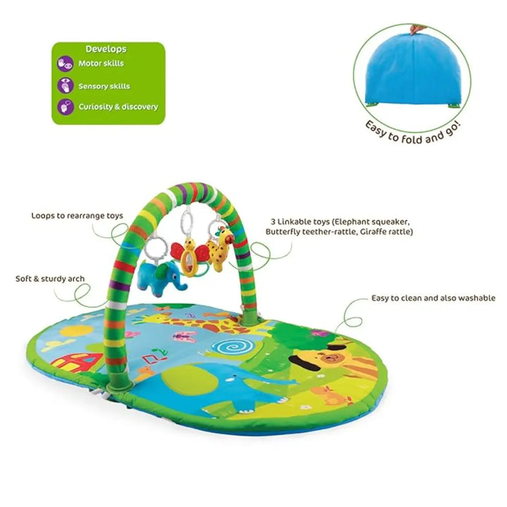 Giggles 3 In 1 Deluxe Playgym (Green)