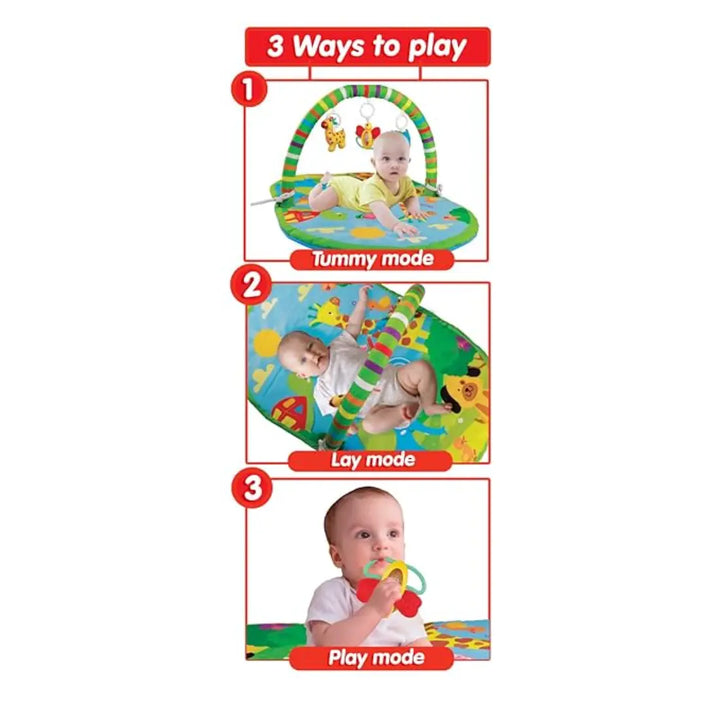 Giggles 3 In 1 Deluxe Playgym (Green)