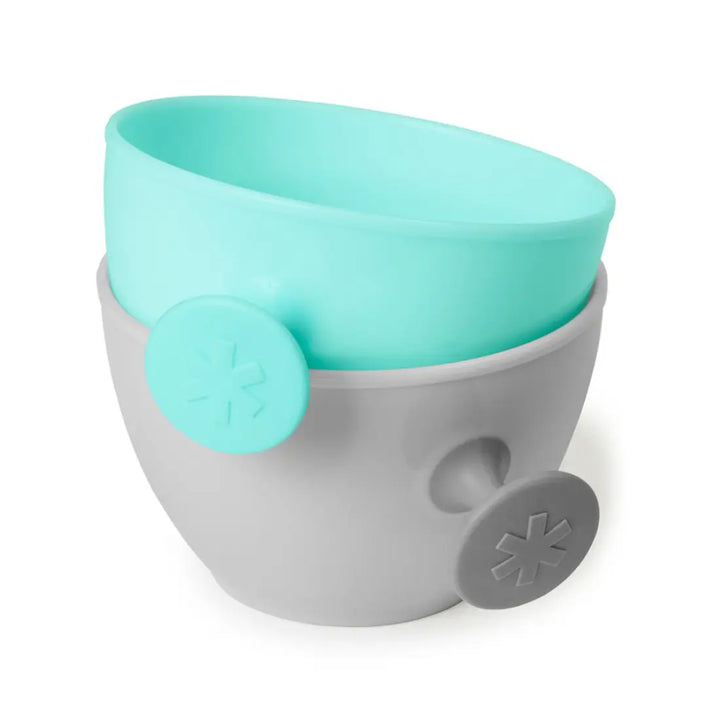 Skip Hop Easy-Feed Mealtime Set (Teal/Grey)