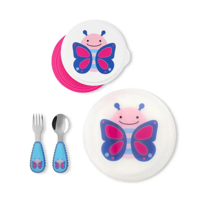 Skip Hop Zoo Table Ready Mealtime Set (Butterfly)