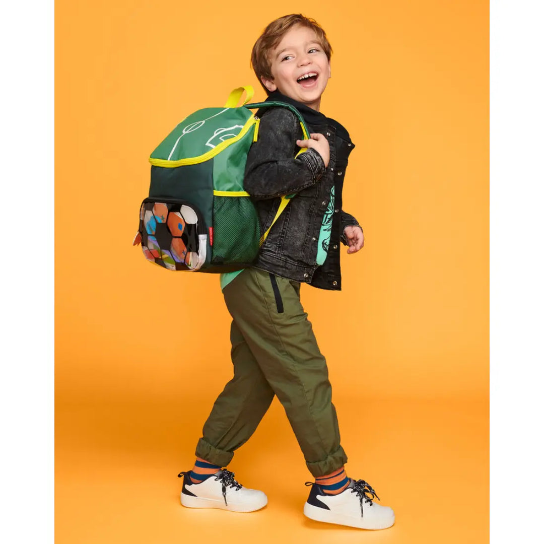 Skip Hop Spark Style Big Kid Backpack (Soccer Football)