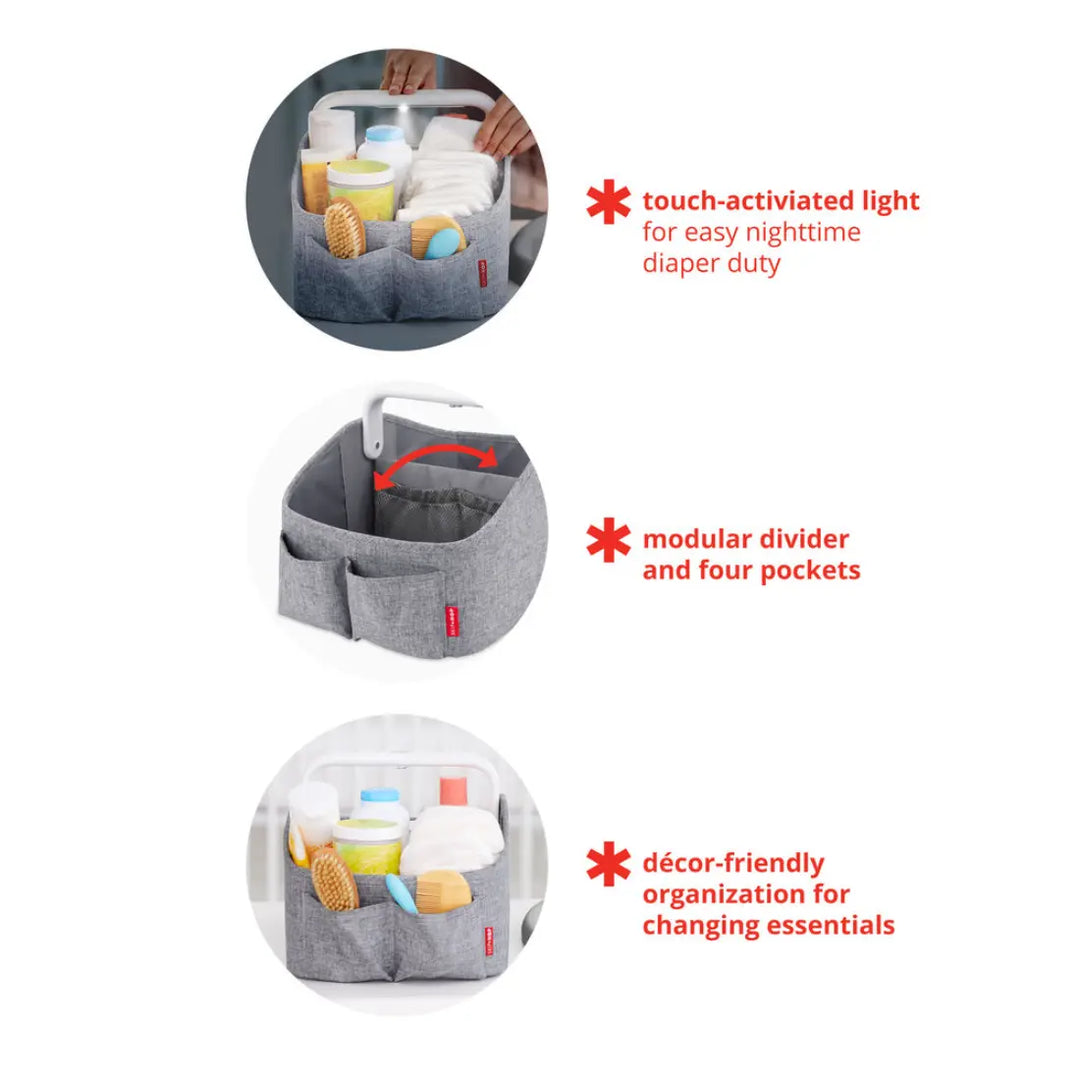 Skip Hop Light Up Diaper Caddy (Oak)