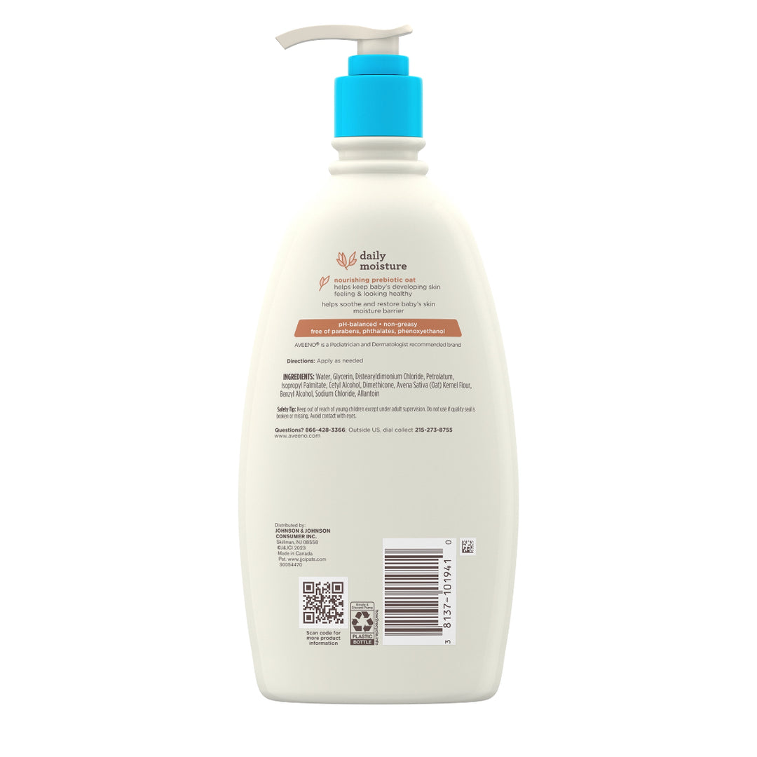Aveeno Baby Daily Moisture Lotion with Prebiotic Oat (532ml)