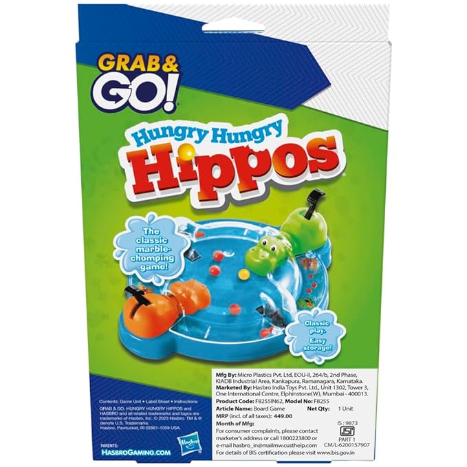 Hungry Hungry Hippo Grab And Go