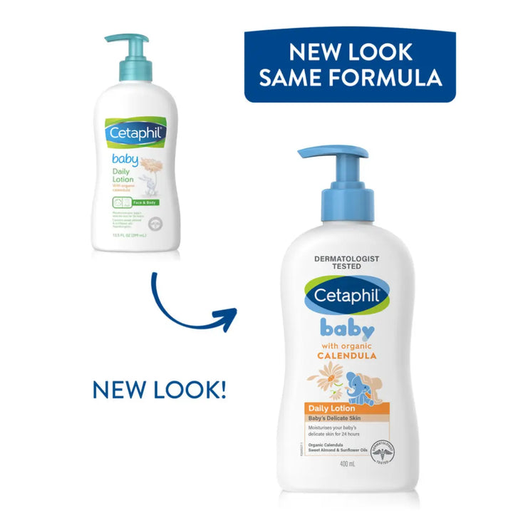 Cetaphil Baby Daily Lotion with Organic Calendula (400 ml)