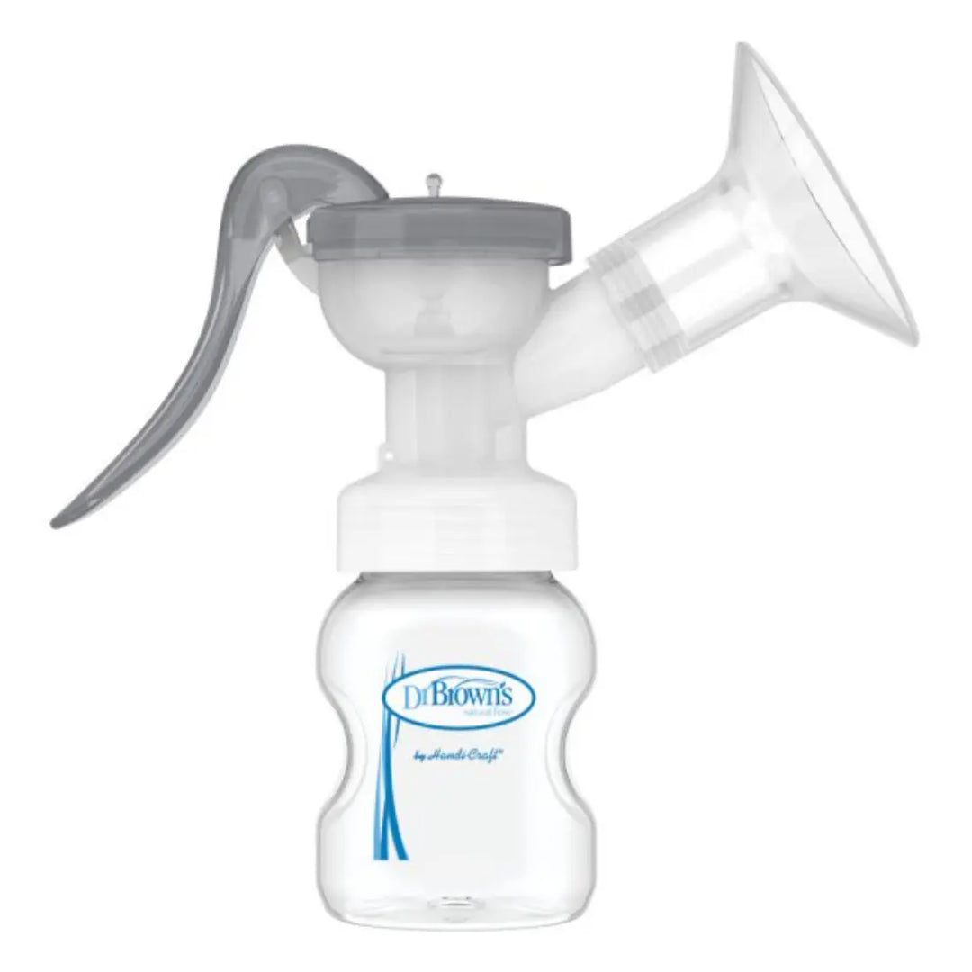 Dr. Brown's Manual Breast Pump With Silicone Shield (Transparent)
