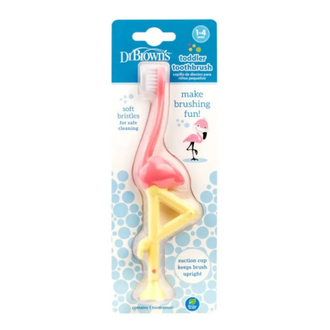 Dr. Brown's Toddler Toothbrush (Flamingo)