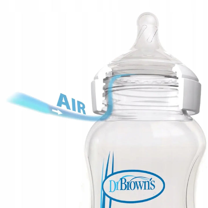 Dr Browns plastic milk bottle