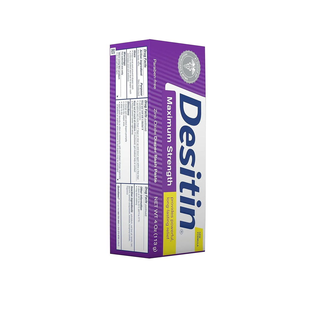 Desitin Maximum Strength Diaper Rash Paste With Zinc Oxide