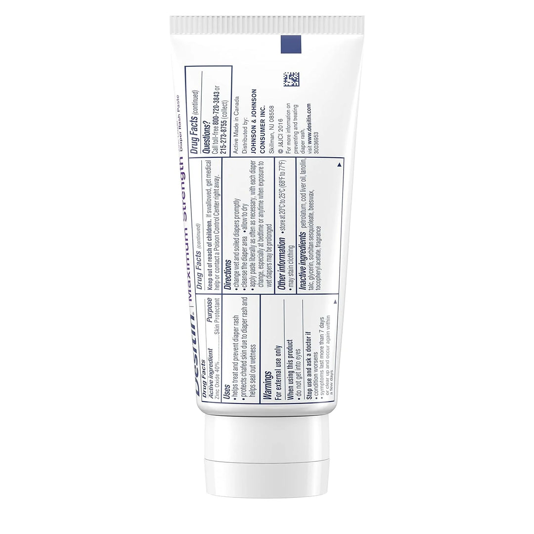 Desitin Maximum Strength Diaper Rash Paste With Zinc Oxide