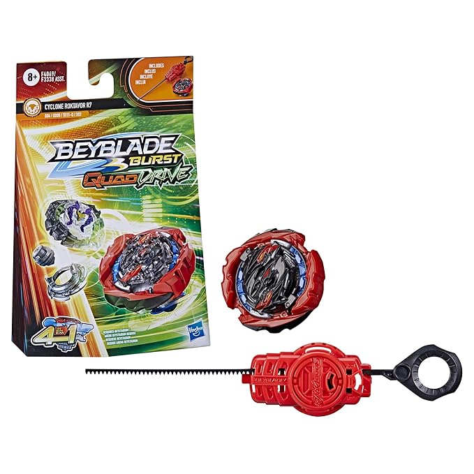 Beyblade Burst QuadDrive Cyclone Roktavor R7 Starter Pack