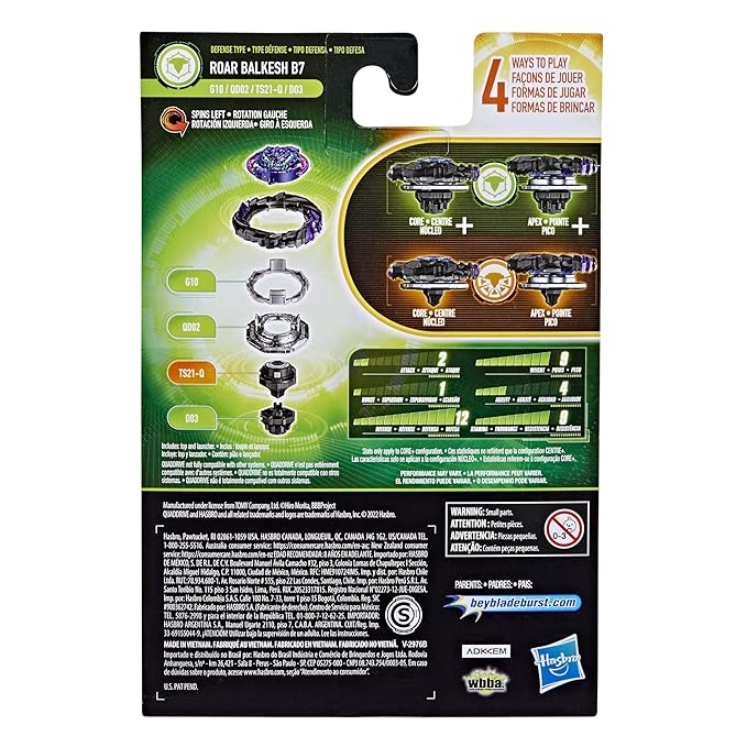 Beyblade Burst QuadDrive Roar Balkesh B7 Starter Pack
