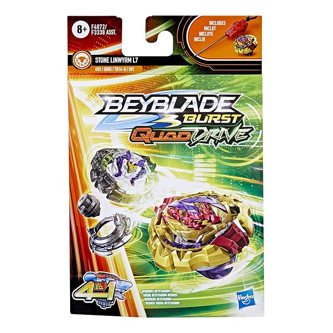 Beyblade Burst QuadDrive Stone Linwyrm L7 Starter Pack