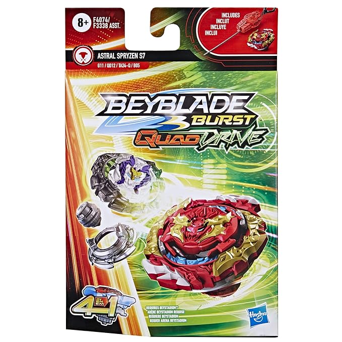 Beyblade Burst QuadDrive Astral Spryzen S7 Starter Pack