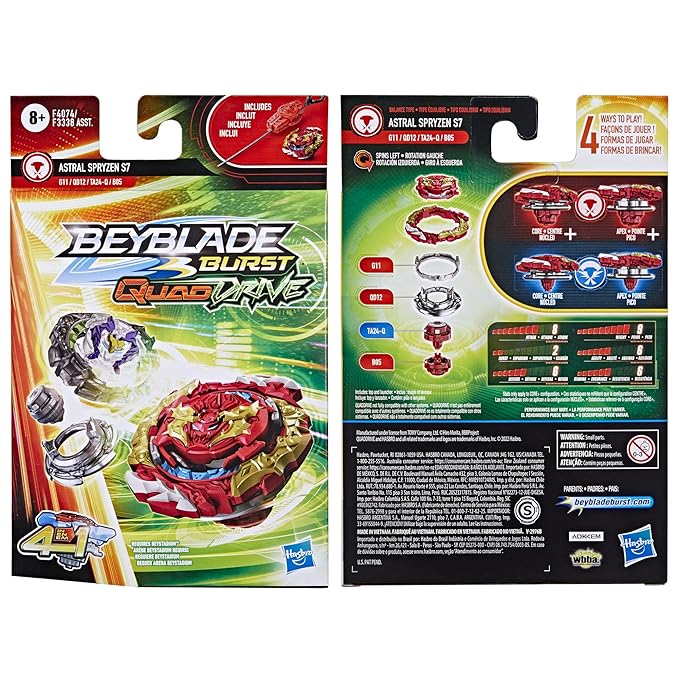 Beyblade Burst QuadDrive Astral Spryzen S7 Starter Pack
