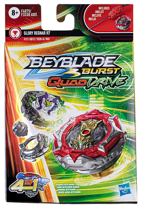 Beyblade Burst QuadDrive Glory Regnar R7 Starter Pack