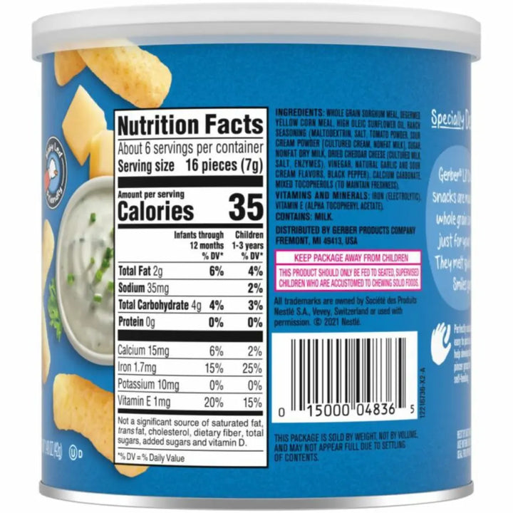 Gerber Lil' Crunchies Ranch (42g)