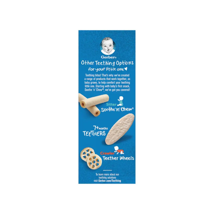 Gerber Teethers Gentle Teething Wafers Banana and Peach (48g)