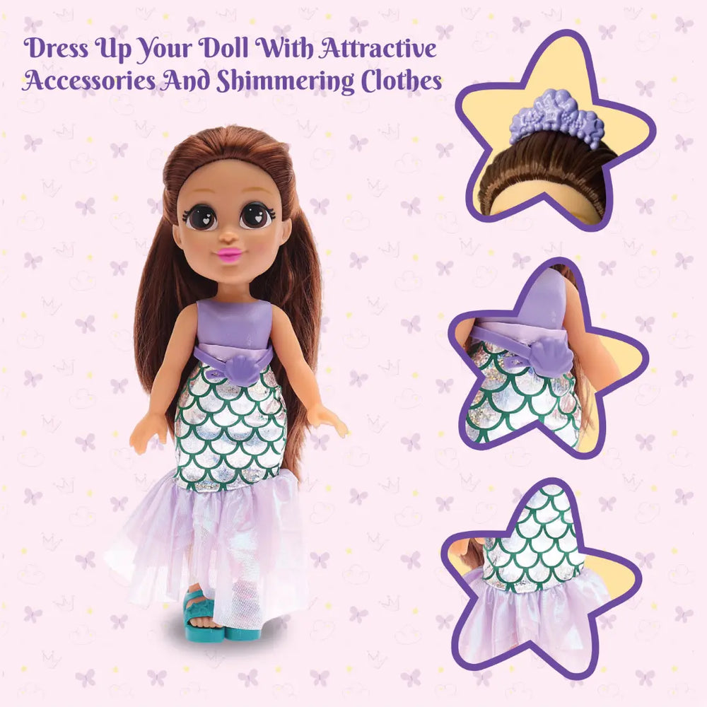 Li'l Diva Mermaid - Marina, 13" Doll