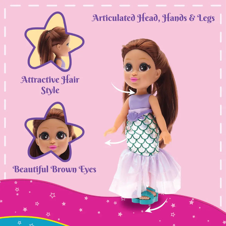 Li'l Diva Mermaid - Marina, 13" Doll
