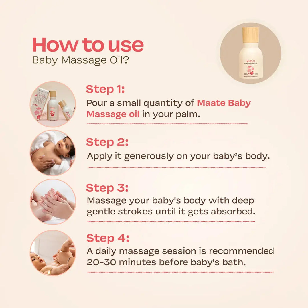 Maate Baby Massage Oil (50ml)