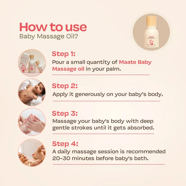 Maate Baby Massage Oil (50ml)
