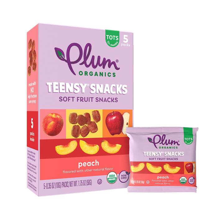 Plum Organics Teensy Snacks Peach (50g)