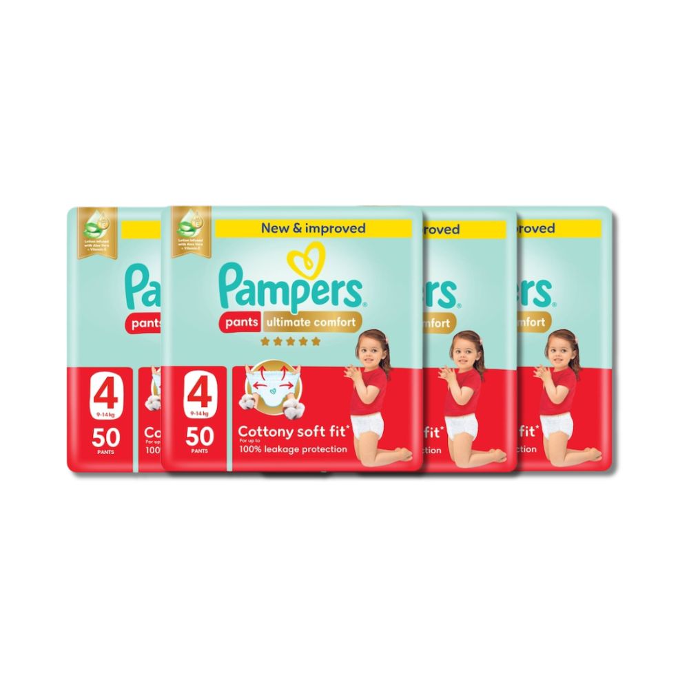 Pampers Ultimate Comfort Pants Diapers Size 4 (50 pcs) (9-14KG)